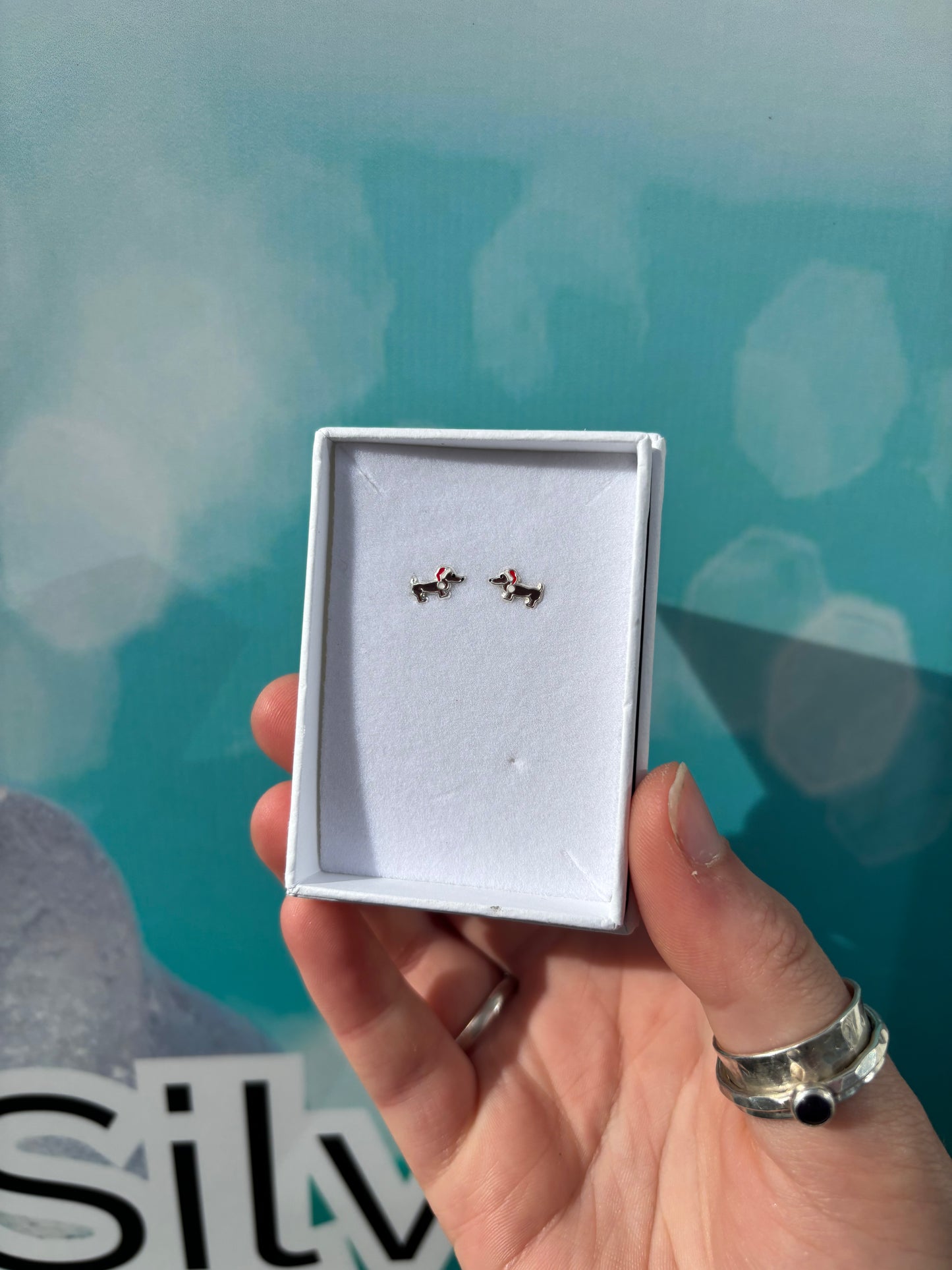Christmas Dog Studs