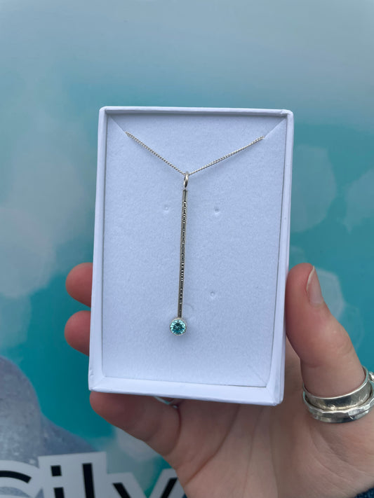 5mm Cubic Zirconia Necklace