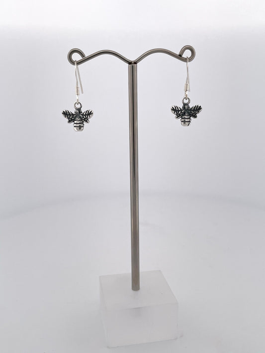 Black Bee Earrings