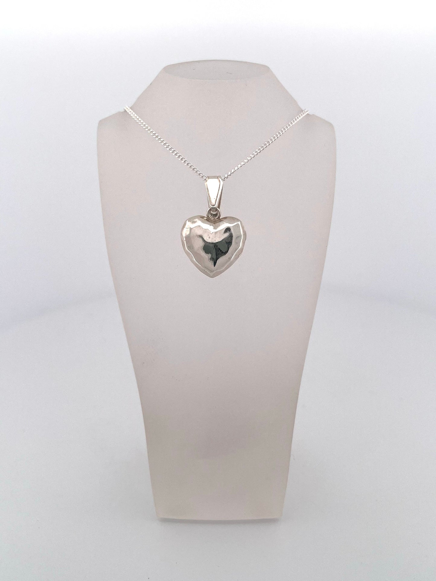 Hammered Heart Necklace