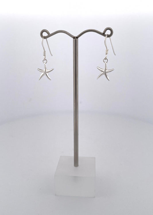 Starfish Silver Earrings