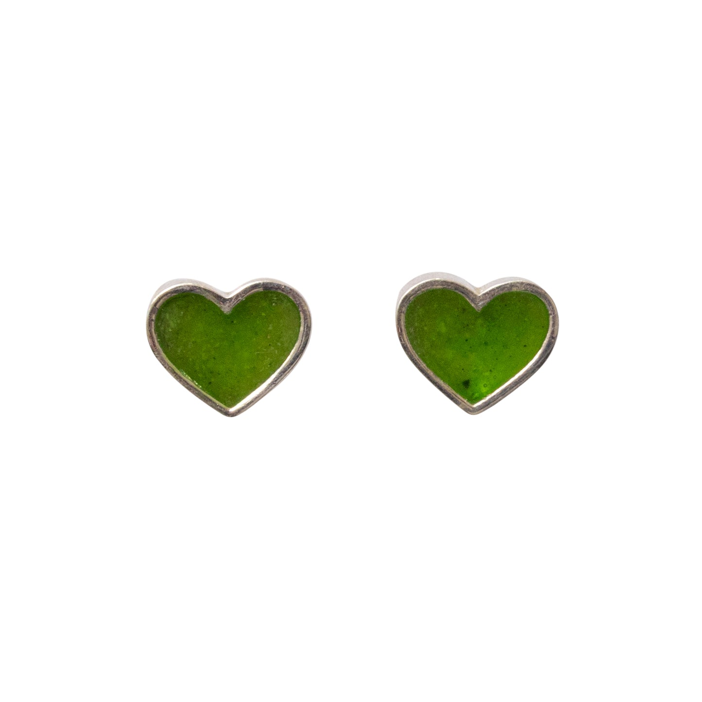 Heart Stud Memorial Earrings