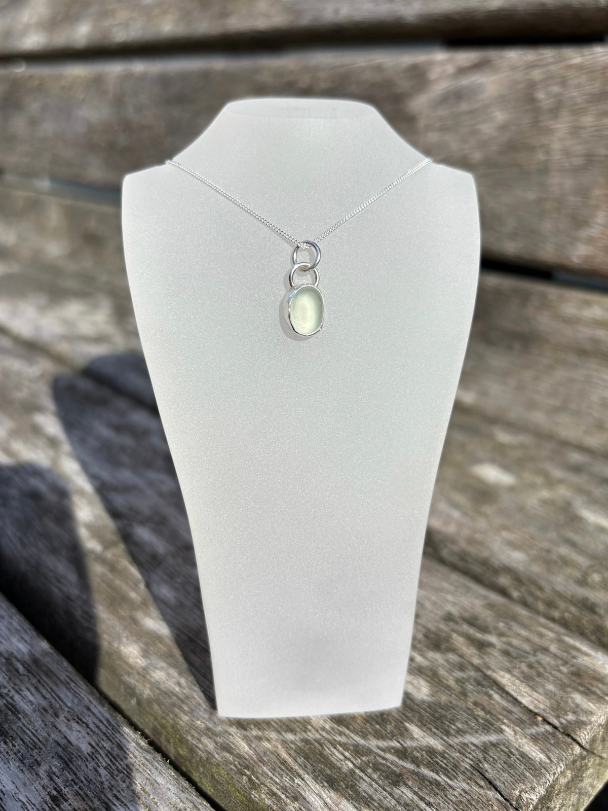 Seafoam Seaglass Necklace