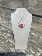 Red Seaglass Necklace