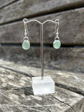 Seafoam Seaglass Drop Earrings