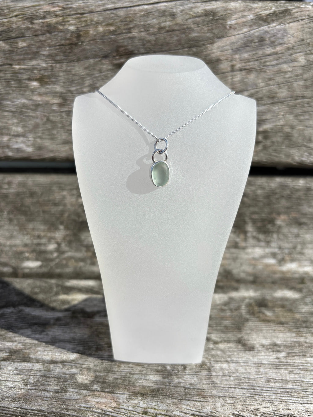 Seafoam Seaglass Necklace
