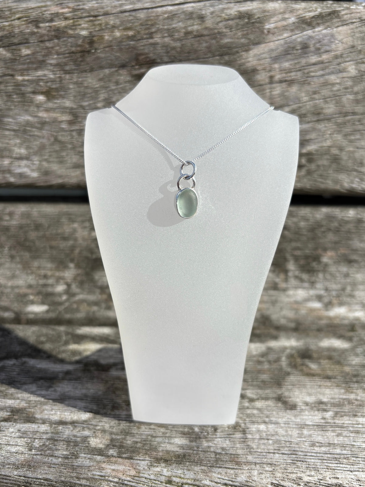 Seafoam Seaglass Necklace