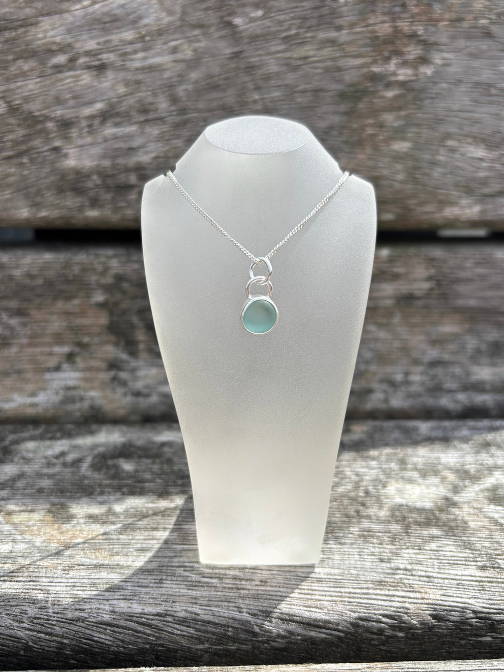 Seafoam Seaglass Necklace