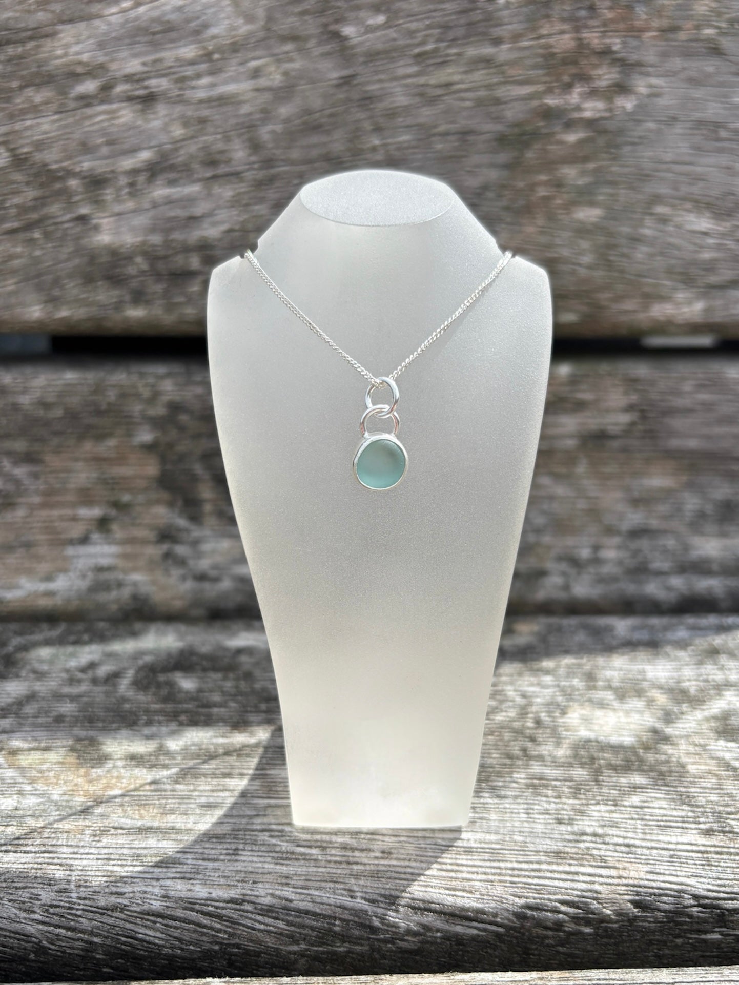 Seafoam Seaglass Necklace