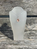 Pale Pink Seaglass Necklace