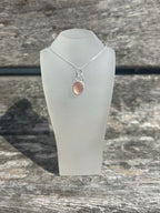 Pale Pink Seaglass Necklace