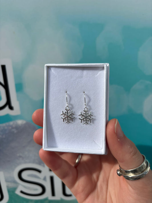 Snowflake Drop Earrings