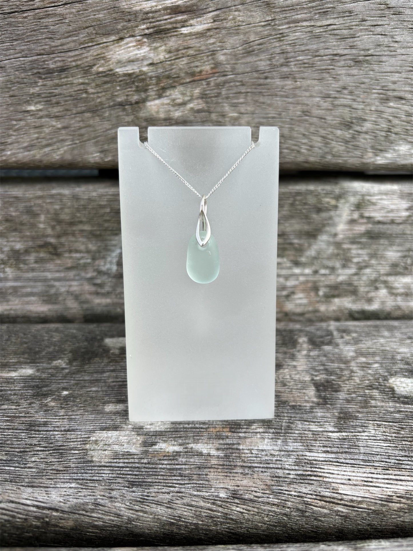 Seafoam Seaglass Necklace