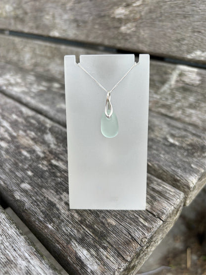 Seafoam Seaglass Necklace