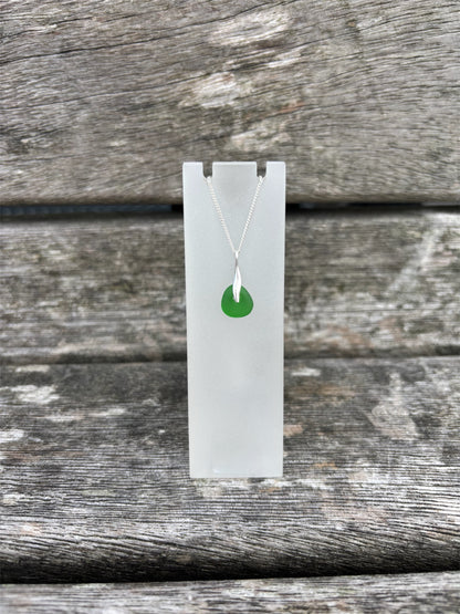 Green Seaglass Necklace