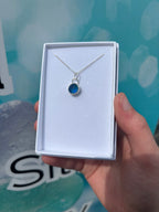 Multi Blue Seaglass Necklace