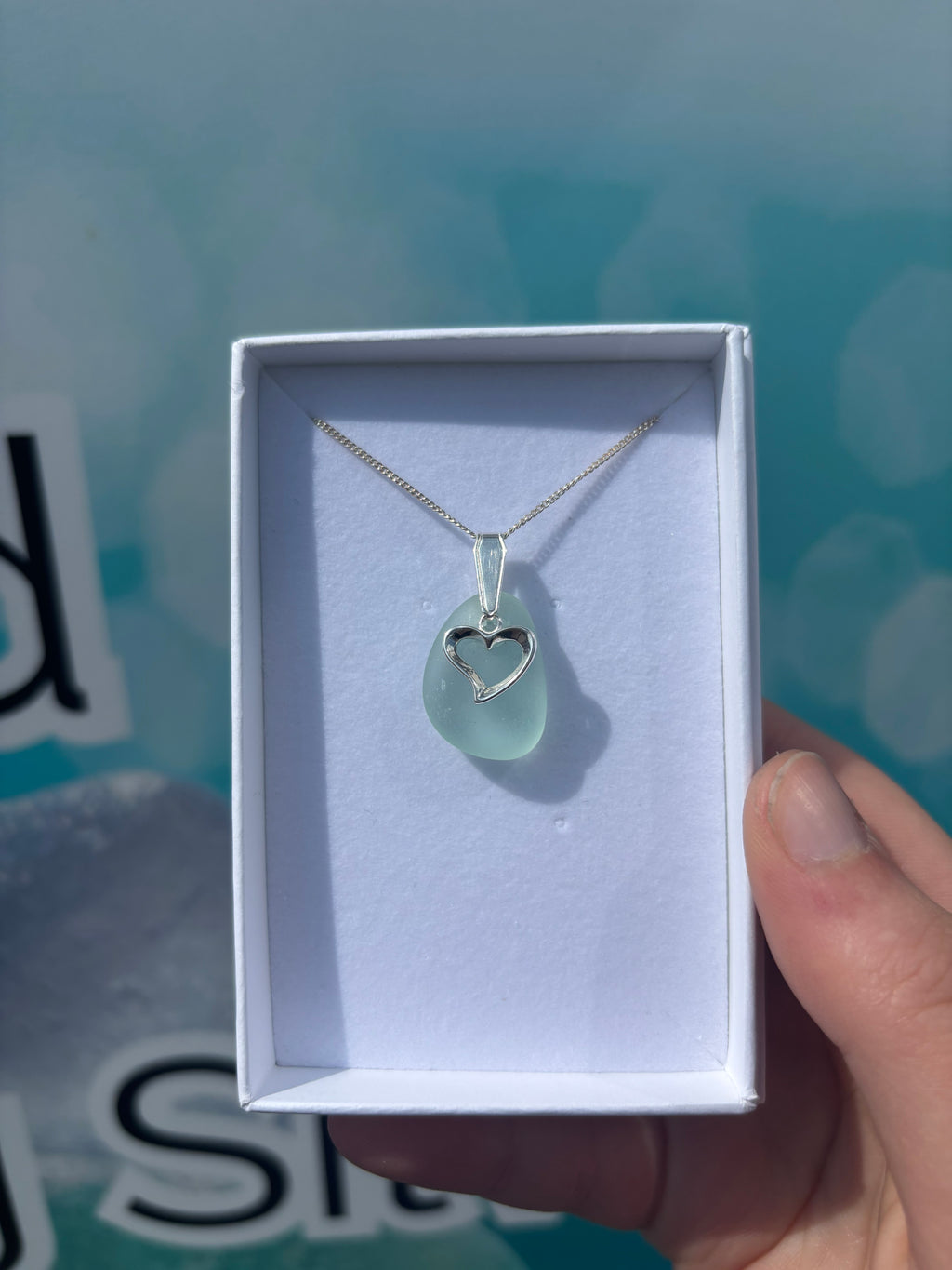 Seafoam Seaglass Necklace