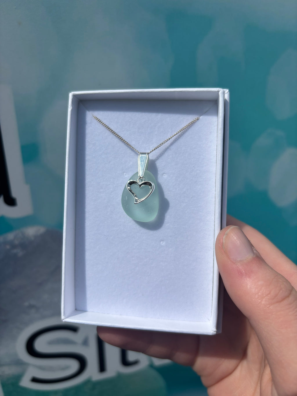Seafoam Seaglass Necklace