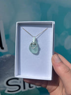 Seafoam Seaglass Necklace