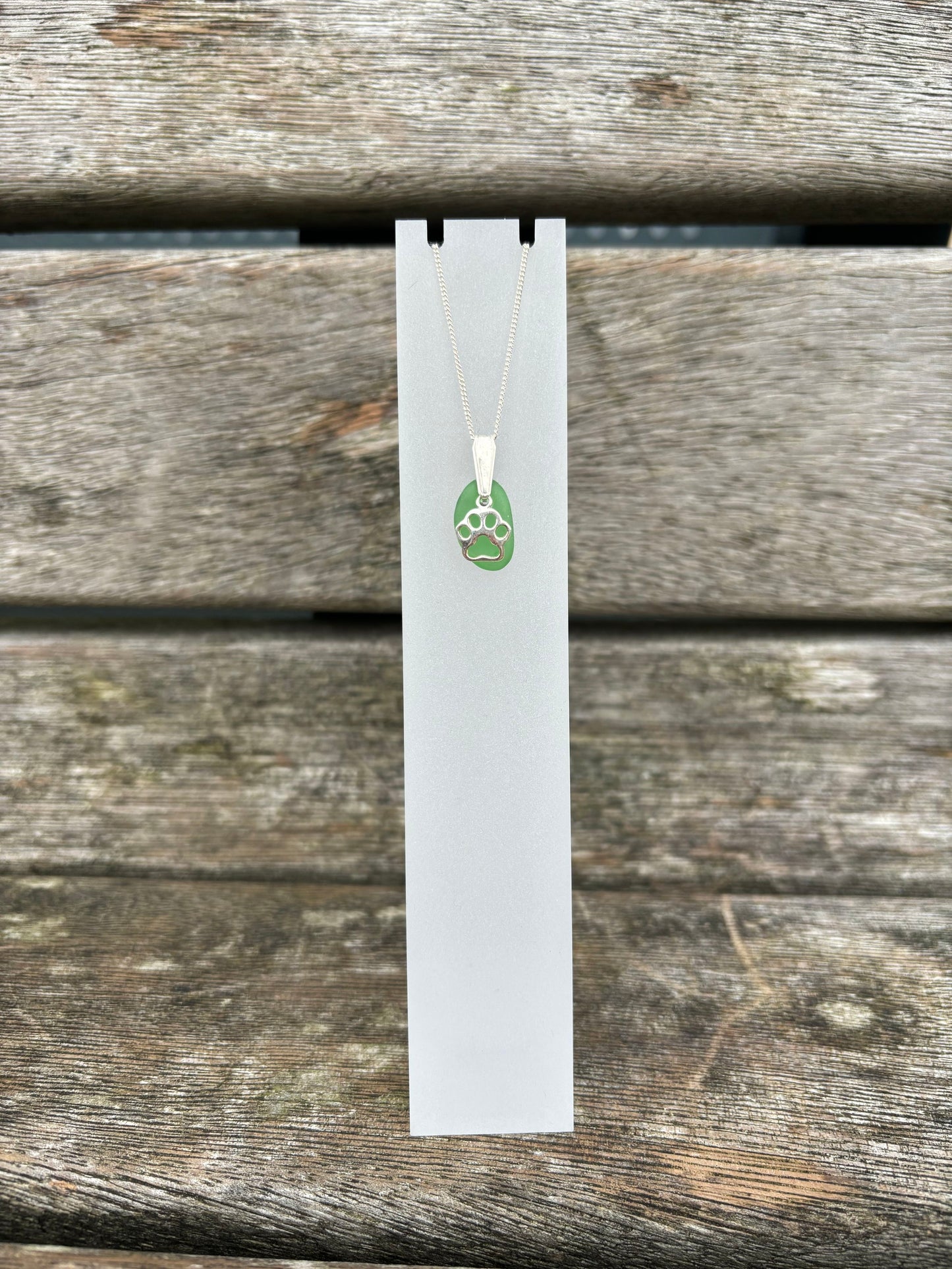 Green Seaglass Necklace