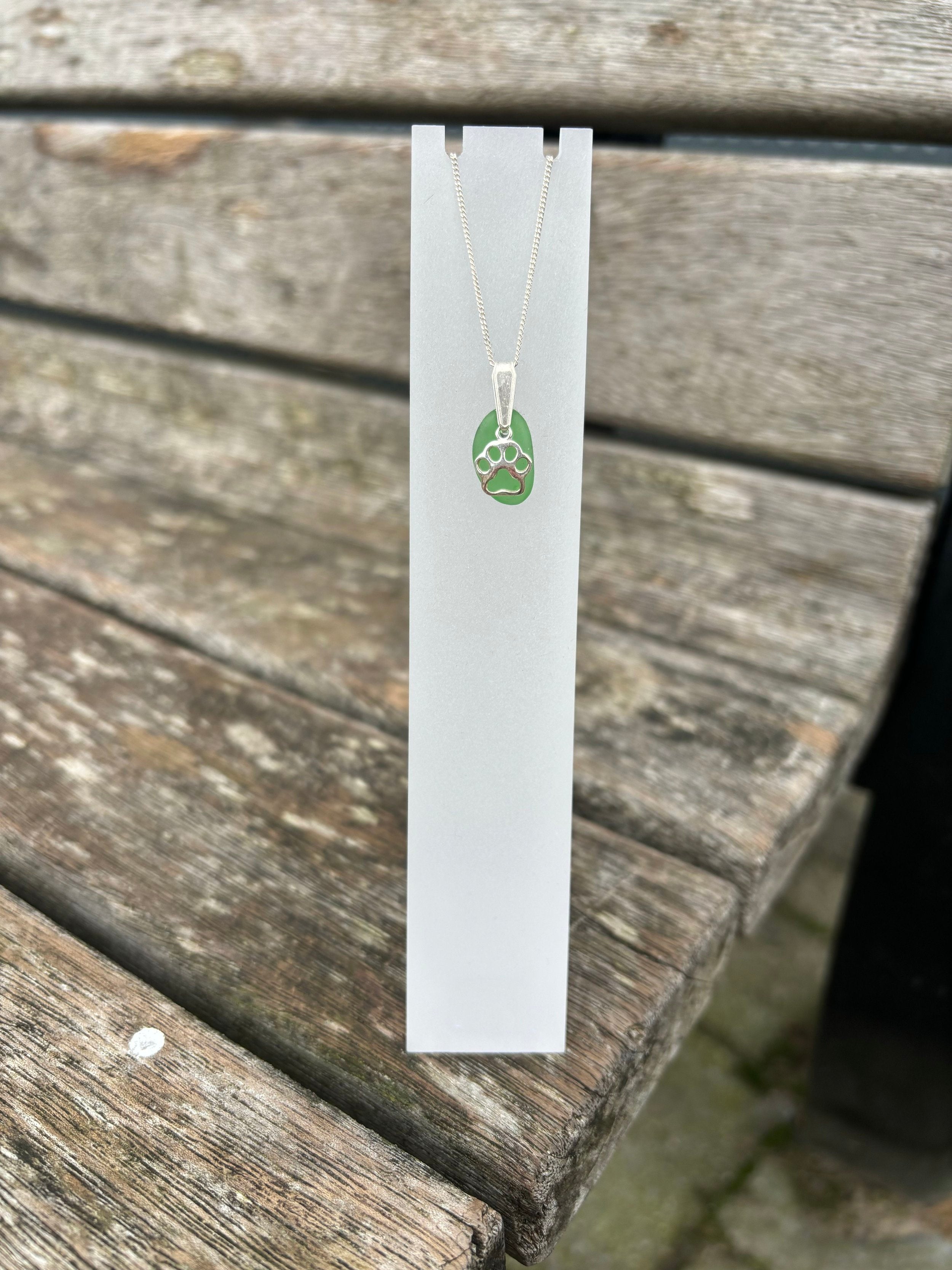 Green Seaglass Necklace