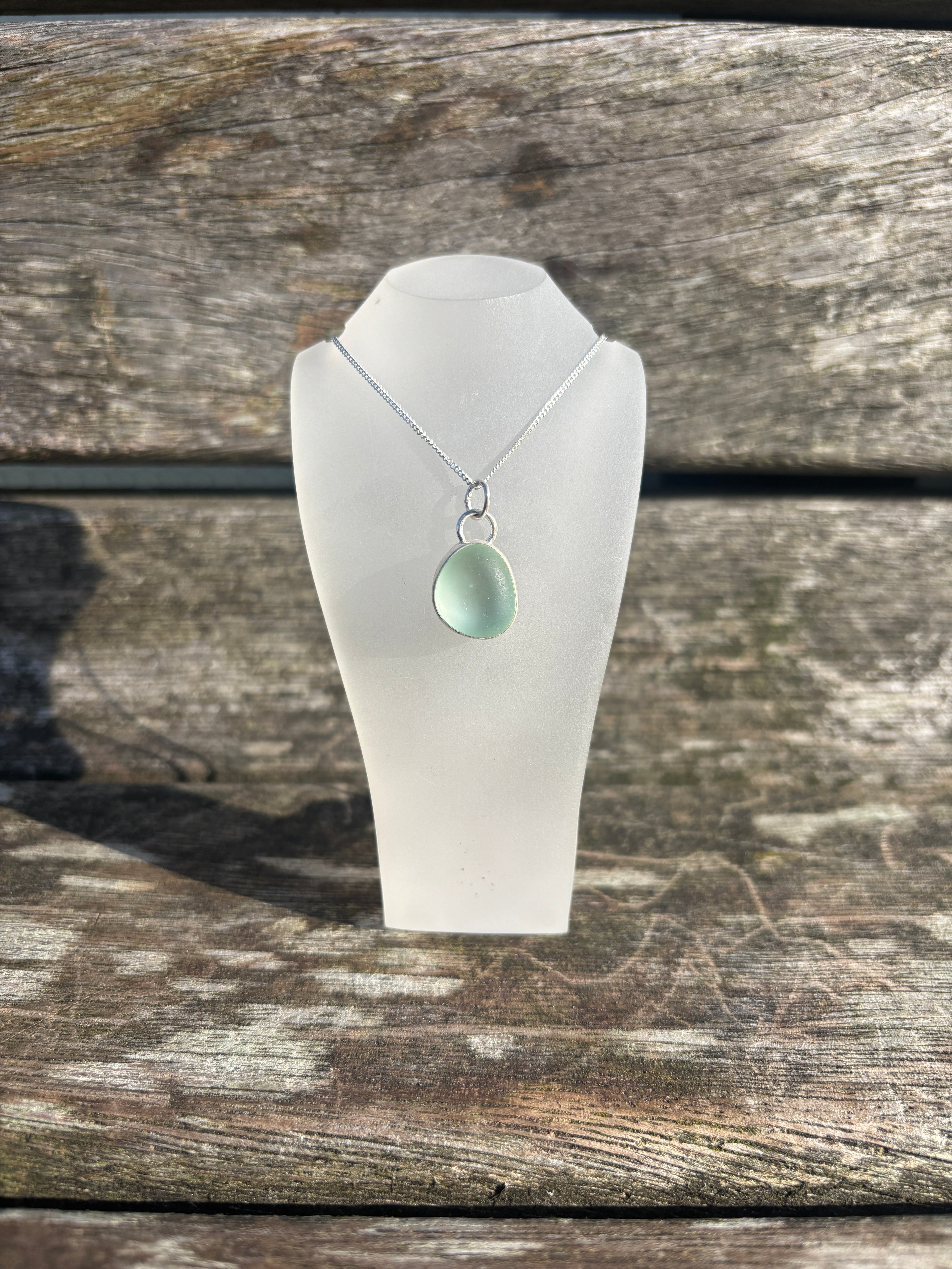 Seafoam Seaglass Necklace