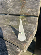 Seafoam Seaglass Ring - Size T