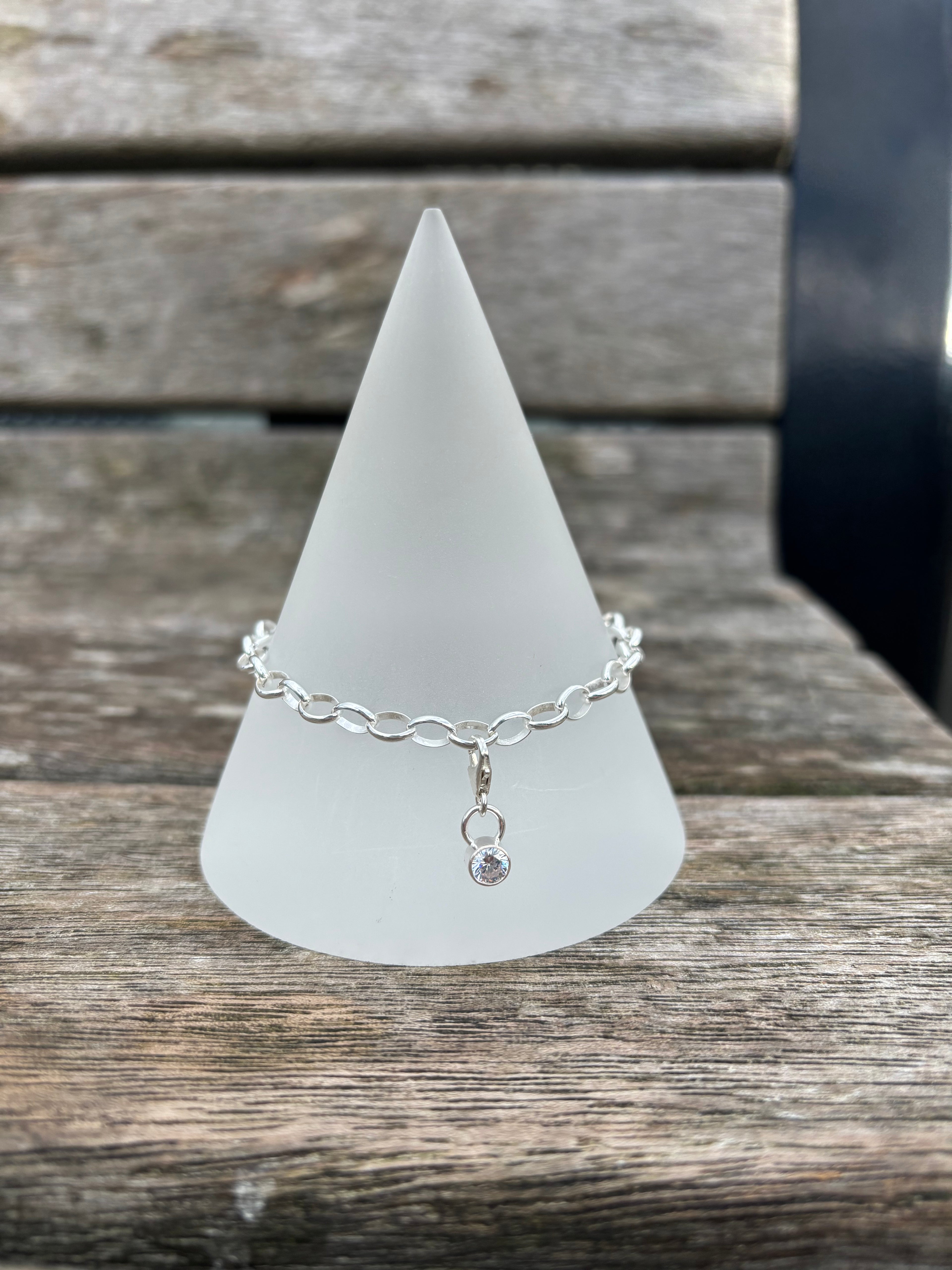 5mm Cubic Zirconia Charm