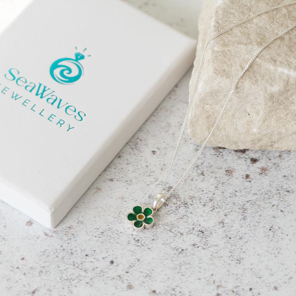 Flower Memorial Necklace