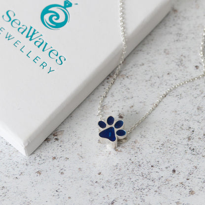 Paw Print Memorial Charm