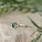 Tiny Oval Memorial Ring
