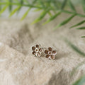 Flower Stud Memorial Earrings