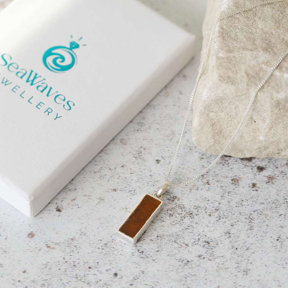 Oblong Memorial Necklace