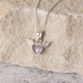 Cupid Heart Memorial Necklace