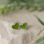 Heart Stud Memorial Earrings