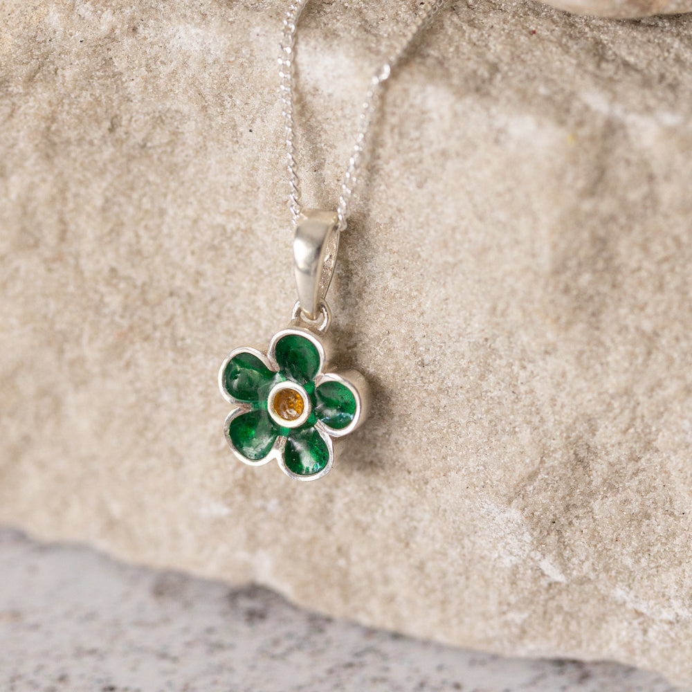 Flower Memorial Necklace