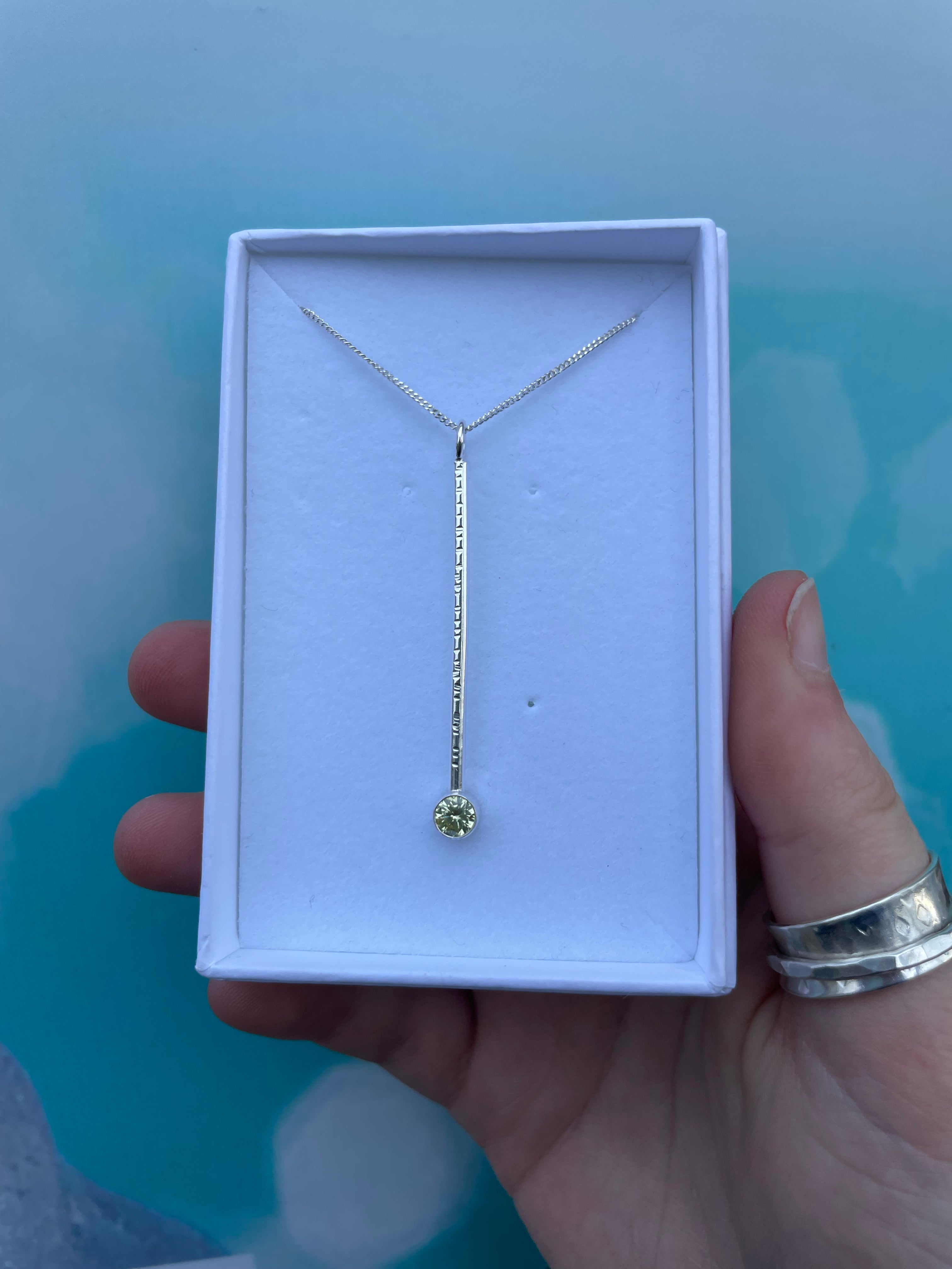 5mm Cubic Zirconia Necklace