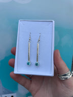 6mm Cubic Zirconia Drop Earrings