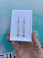 6mm Cubic Zirconia Drop Earrings