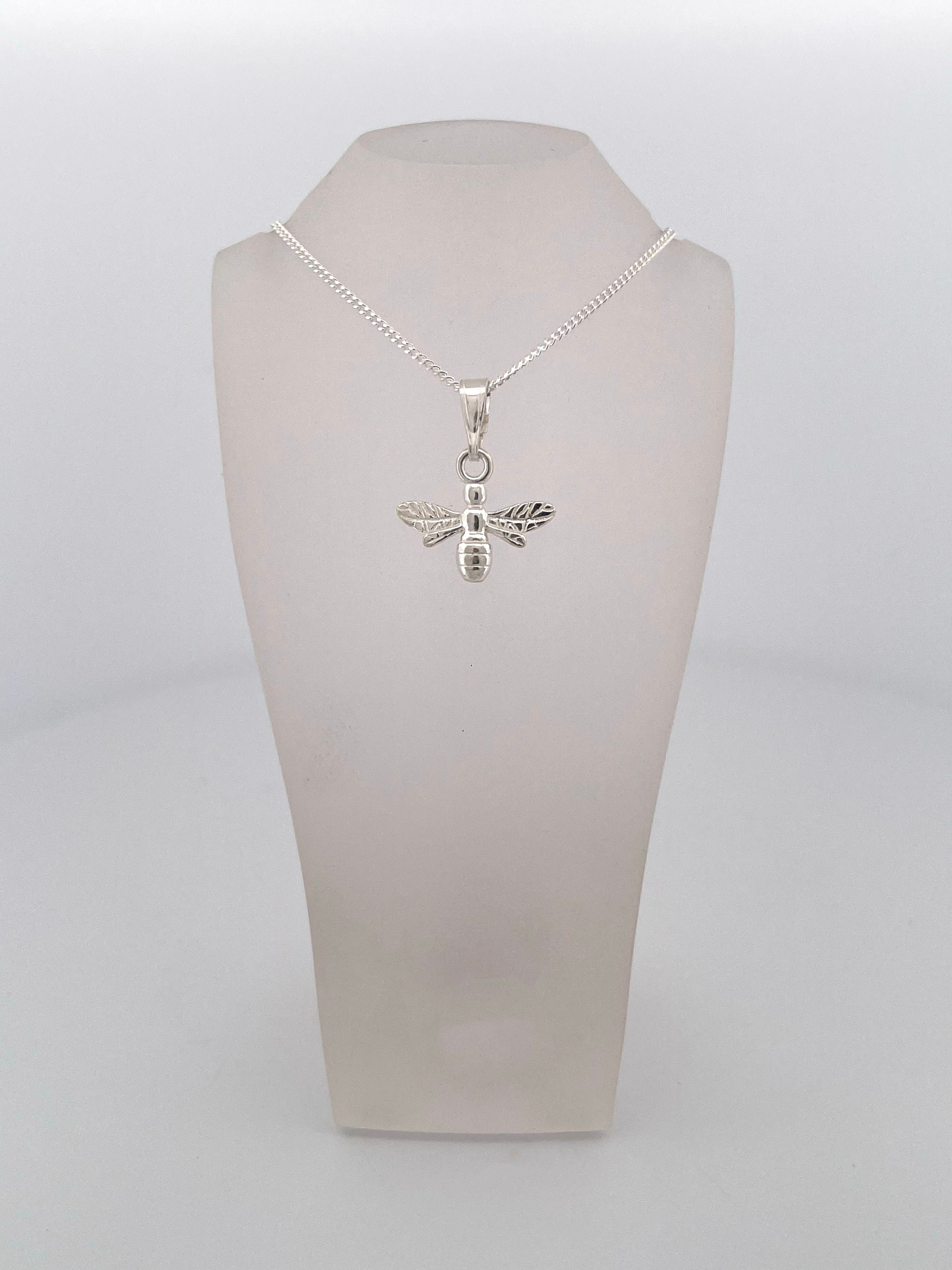 Bee Silver Necklace