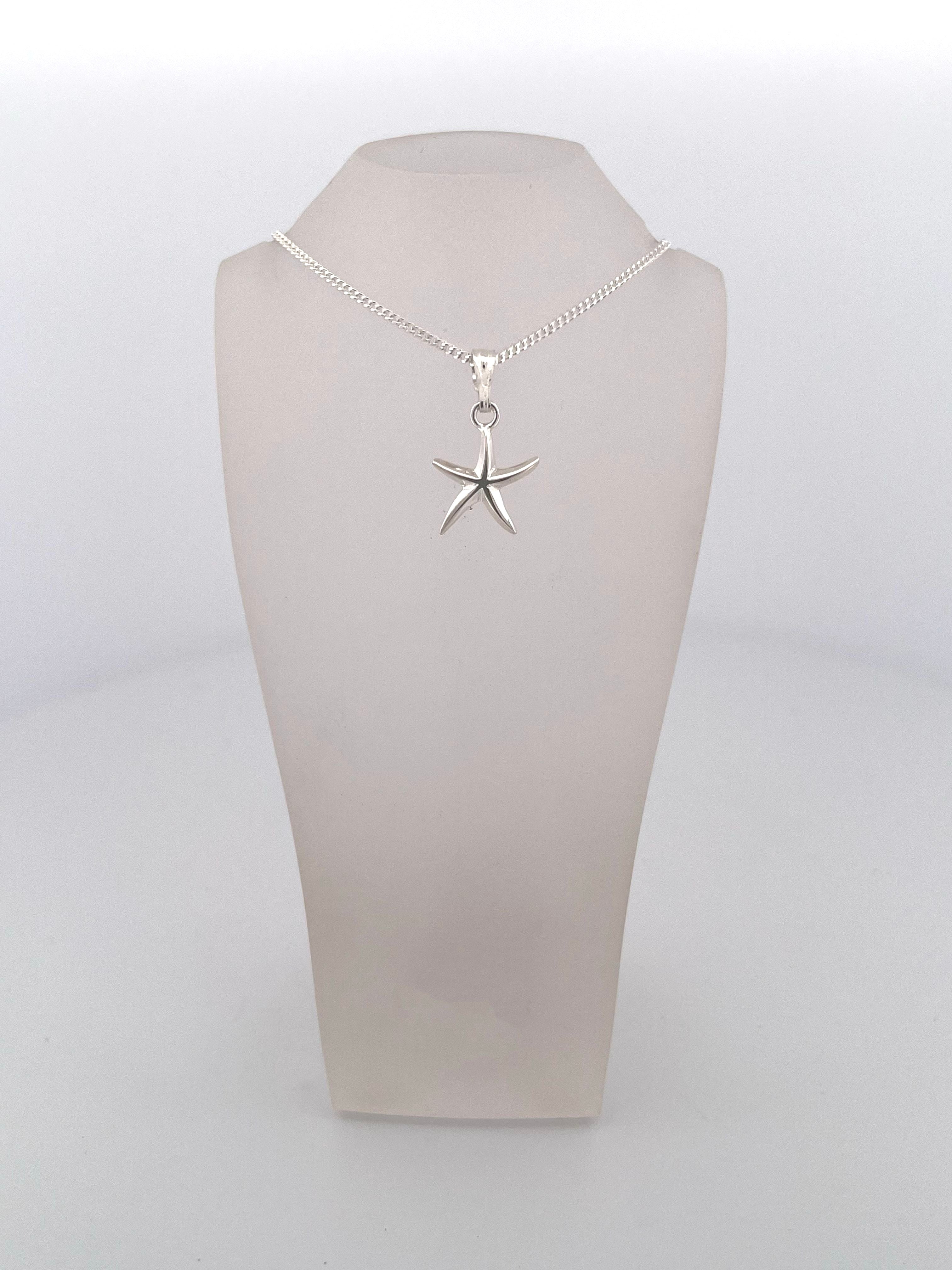 Starfish Silver Necklace