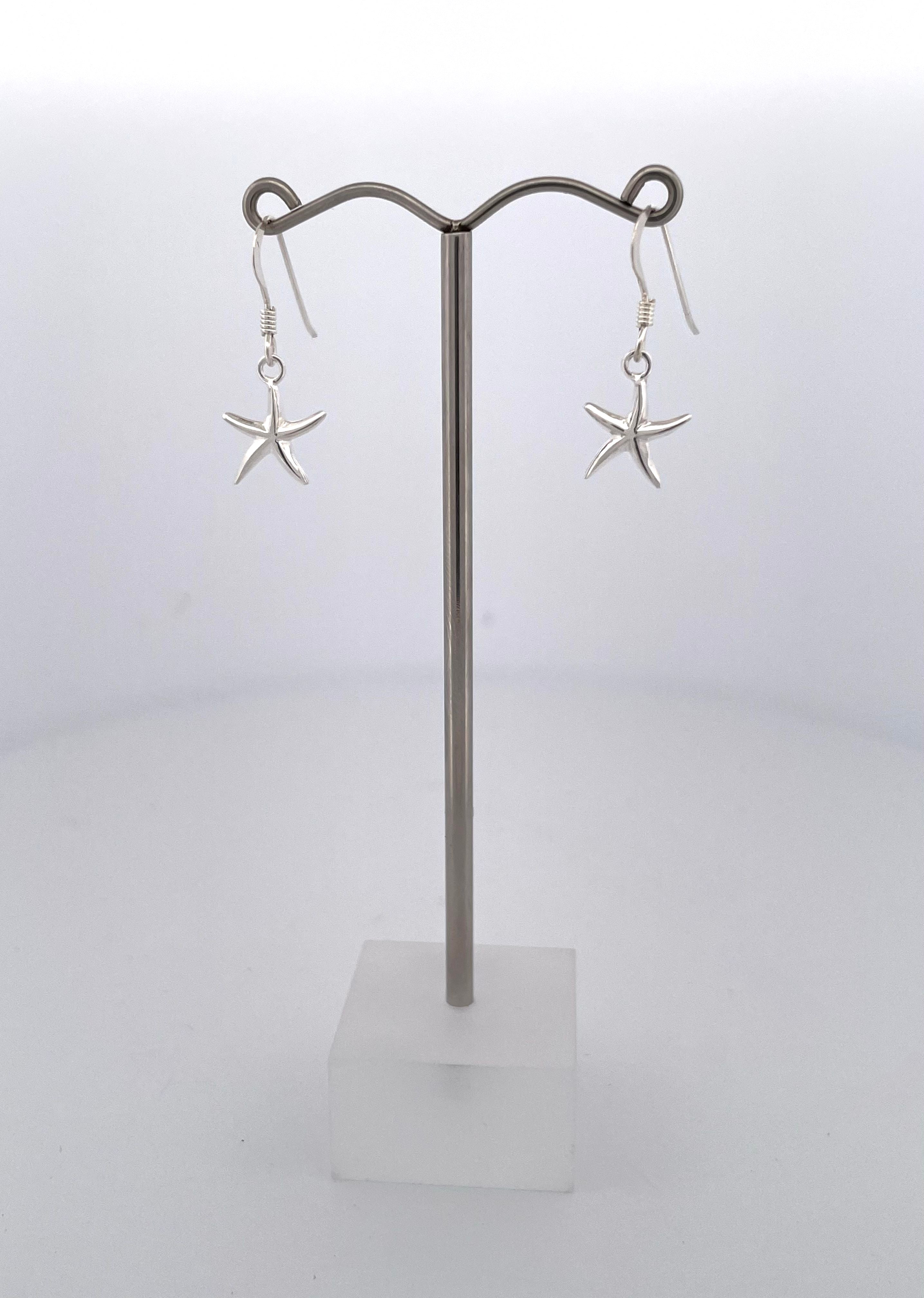 Starfish Silver Earrings