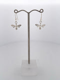 Bee Silver Earrings