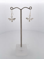 Bee Silver Earrings