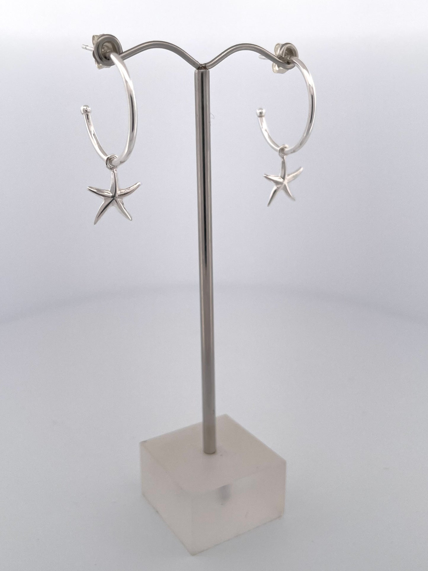 Starfish Silver Earrings