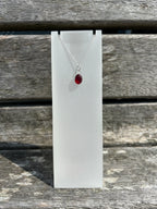 Red Seaglass Necklace