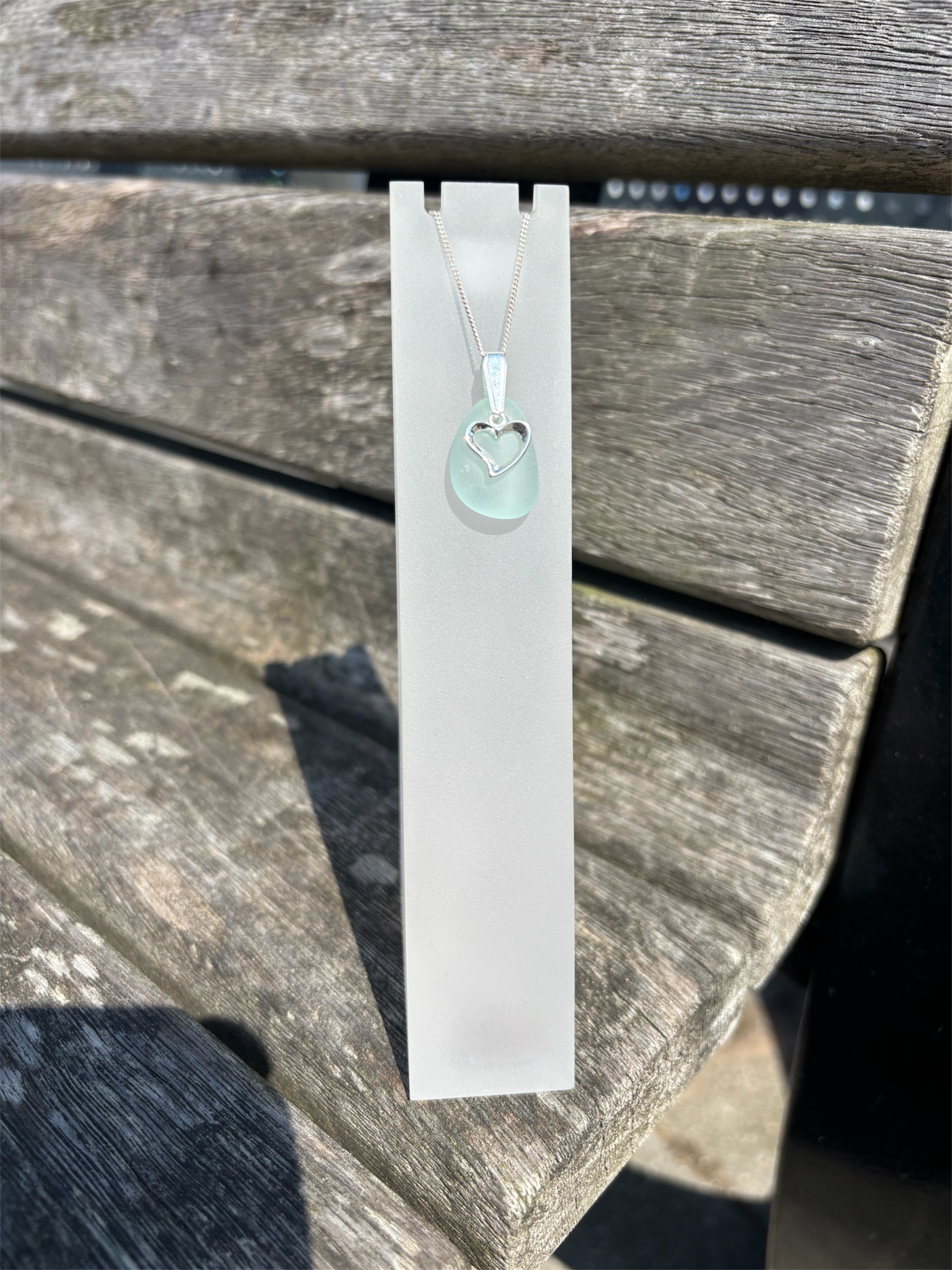 Seafoam Seaglass Necklace