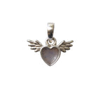 Cupid Heart Memorial Necklace