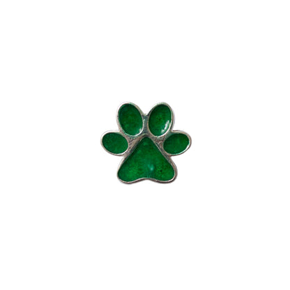 Paw Print Memorial Charm