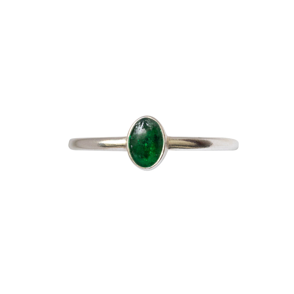 Tiny Oval Memorial Ring